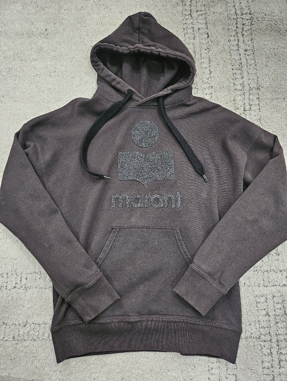 Isabel ETOILE Marant Black Glitter Hoodie